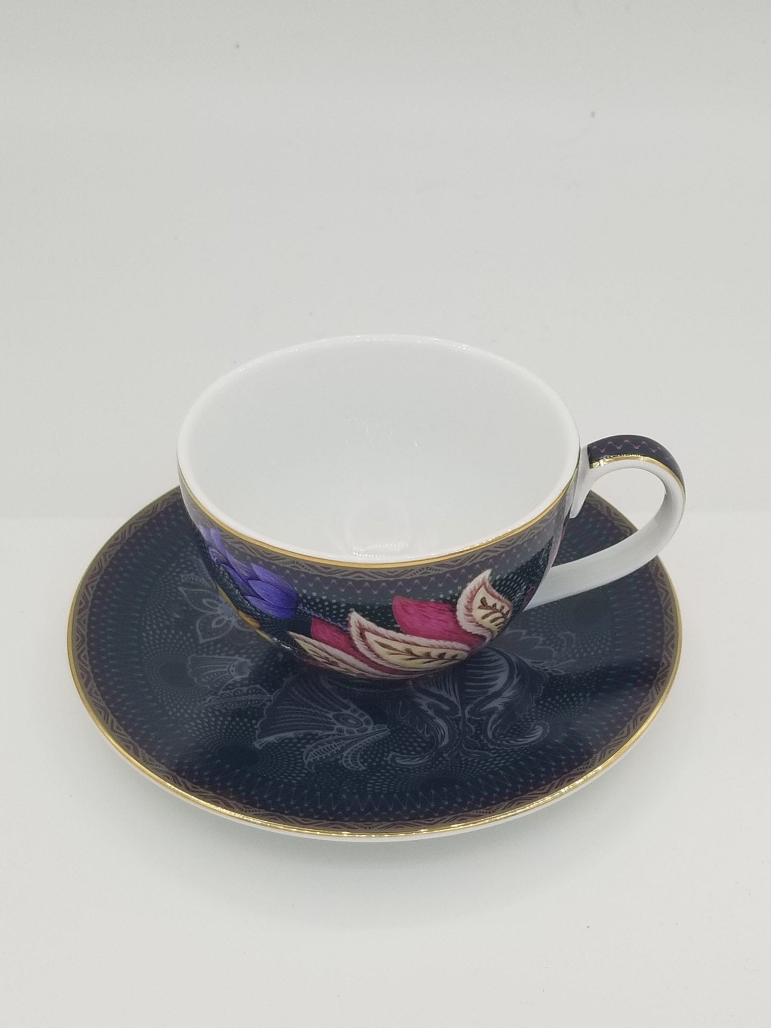 Bloom Peacock - Espresso Set (Cup and Saucer)-3