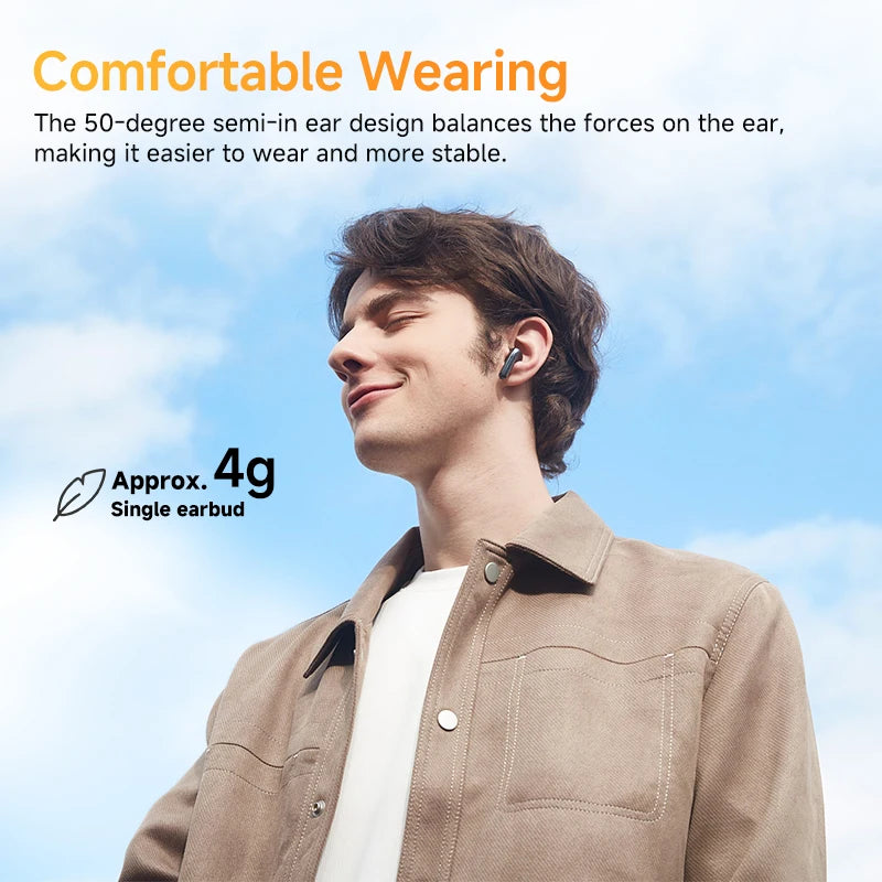 QCY HT10 AilyBuds Pro+ Wireless Bluetooth Earbuds Hi Res LDAC Adaptive Audio ANC Active Noise Cancellation Earphone 28H