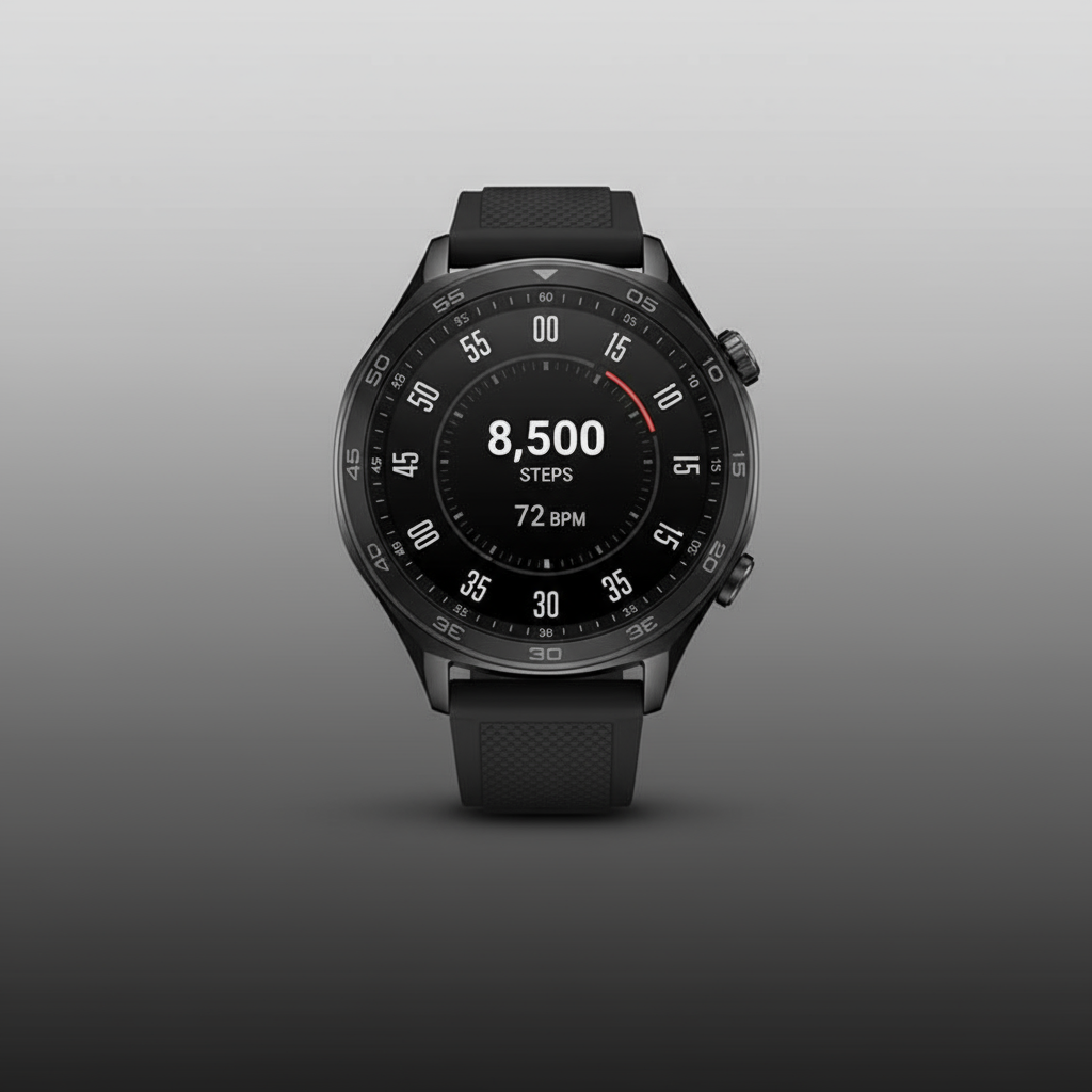 Frontansicht Schwarz